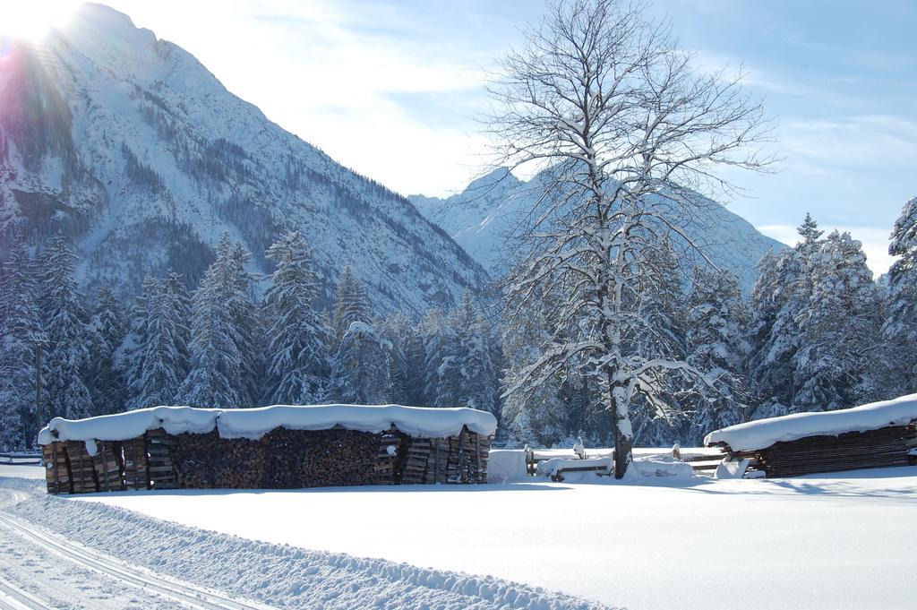 Ferienwohnung Haus Waldrast Elbigenalp Exterior foto